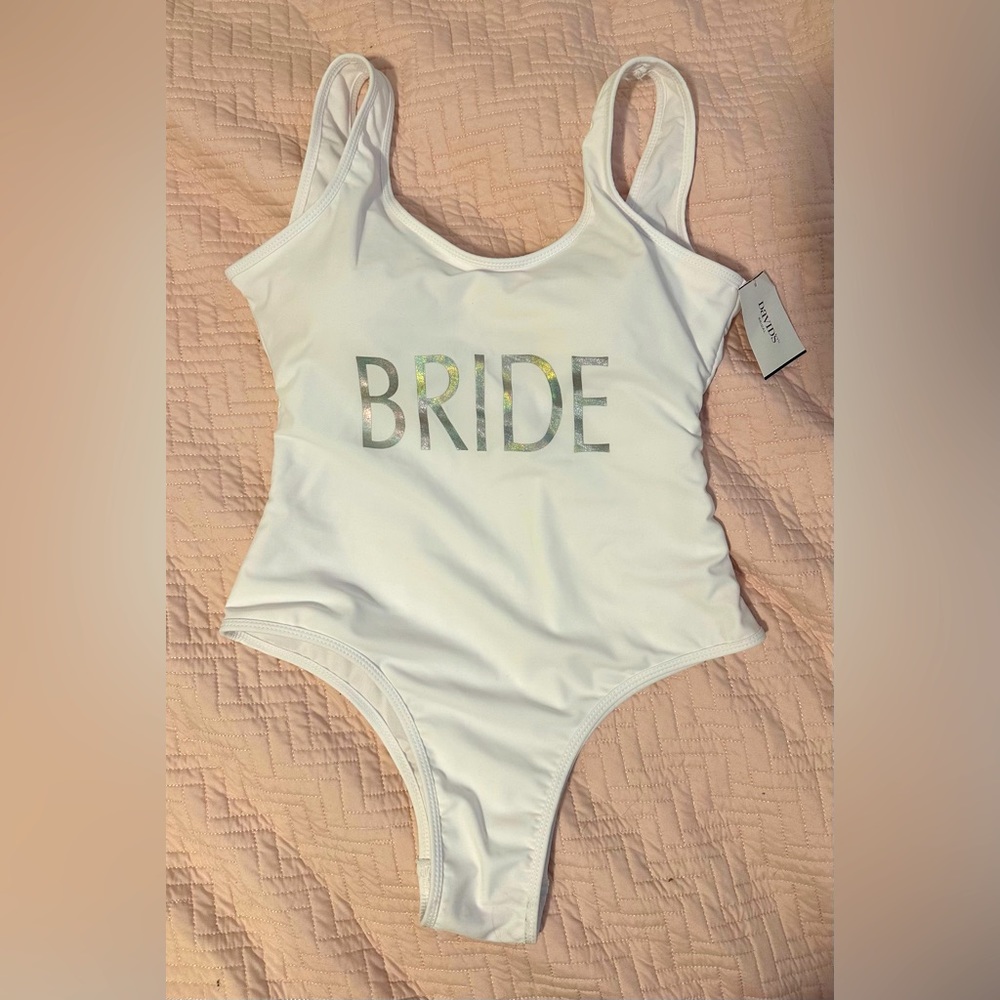 “Bride” One Piece Swimsuit